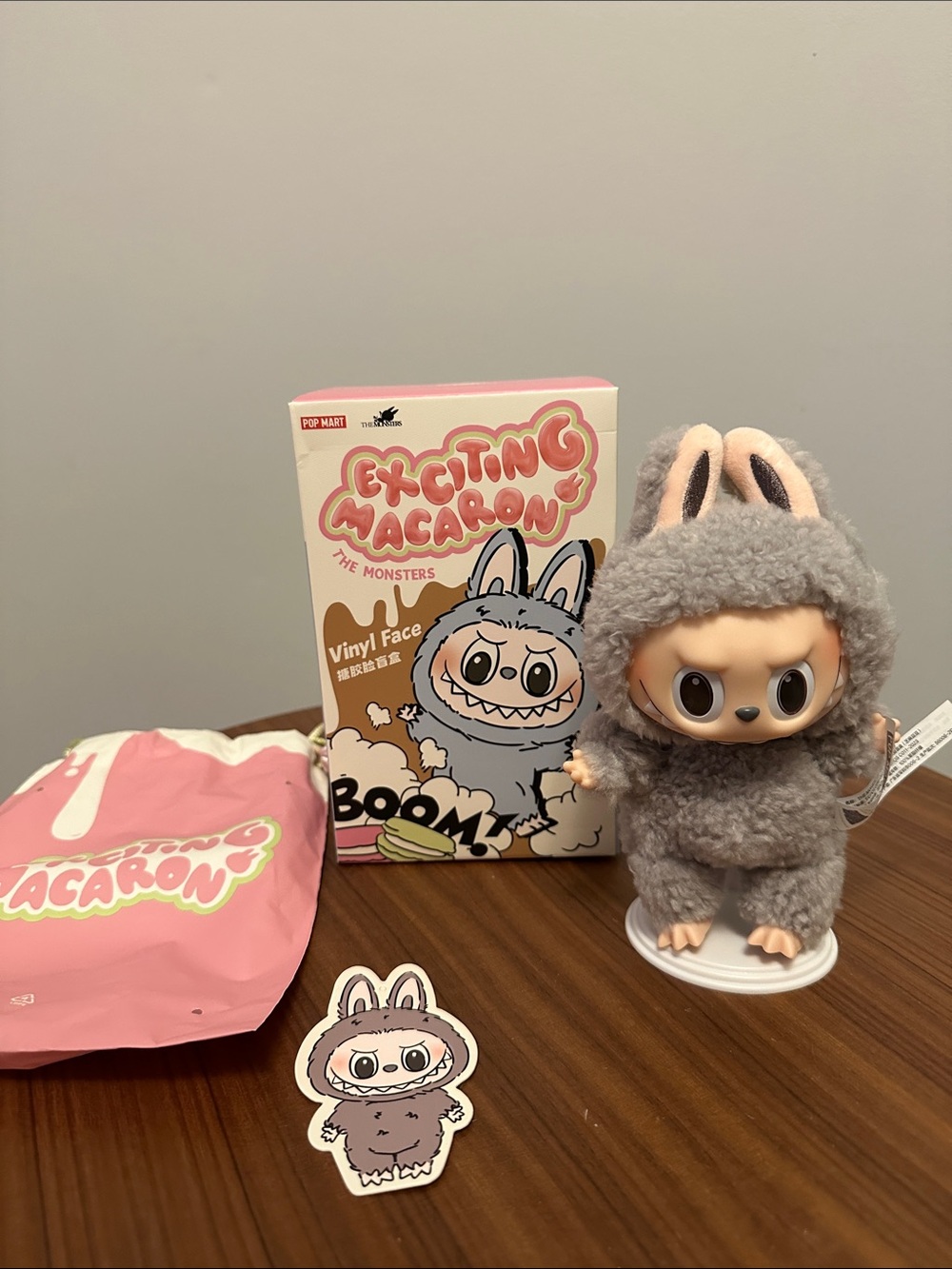 Popmart Labubu Exciting Macaron Plush Pendant